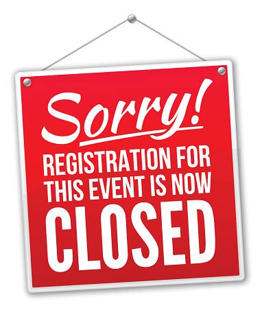 Registration is closed .